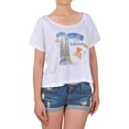 thumbnail image 1 of Barcelona Building Printed 100% Cotton Short Sleeves Fashion Croptop WTS_08 L, 1 of 1