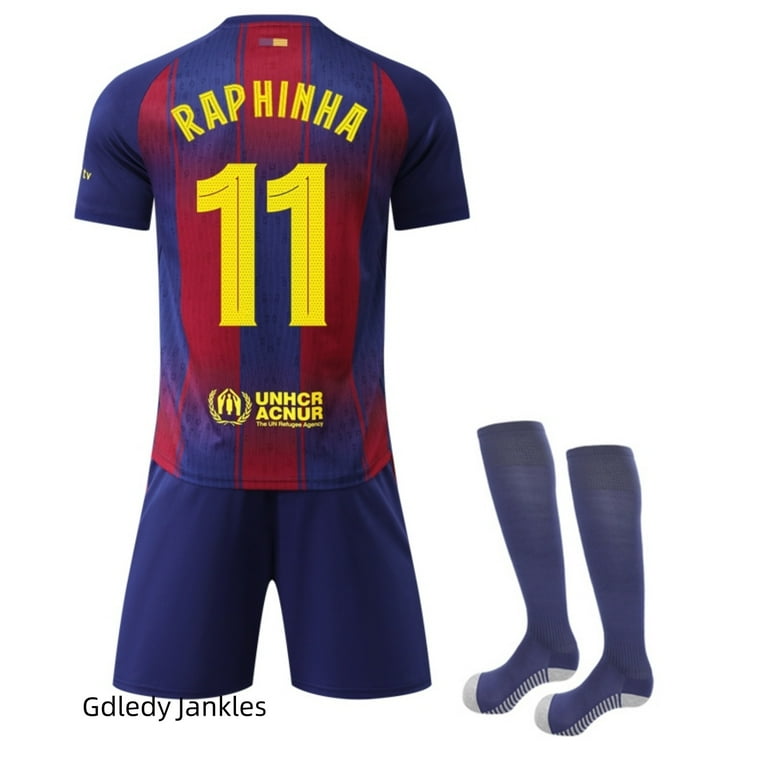 Barcelona UCL 2025 #11 Raphinha Soccer Jersey - Walmart.com