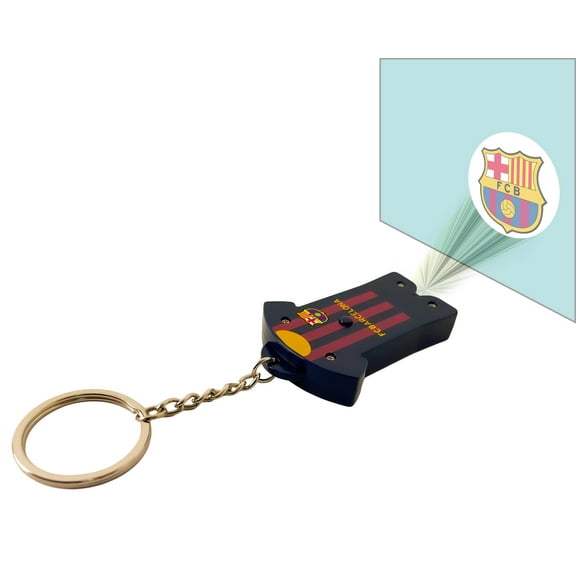 Barcelona Flashlight Keychain, Licensed FC Barcelona Keychain