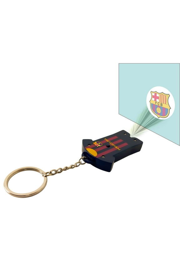 Barcelona Flashlight Keychain, Licensed FC Barcelona Keychain