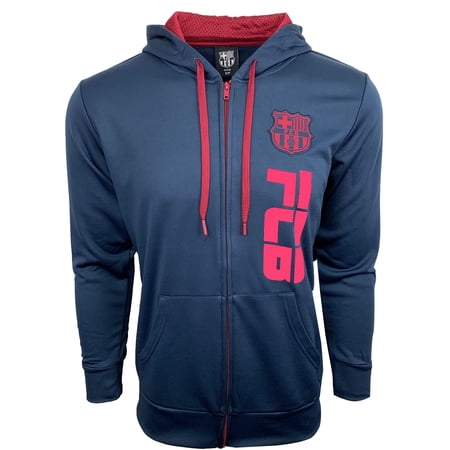 HKY SportsWear Men's Hooded Sweatshirt, Spanish League FC Barcelona