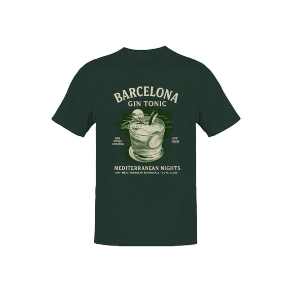 Barcelona Gin Tonic Design Men's T-shirt