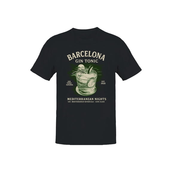 Barcelona Gin Tonic Design Men's T-shirt