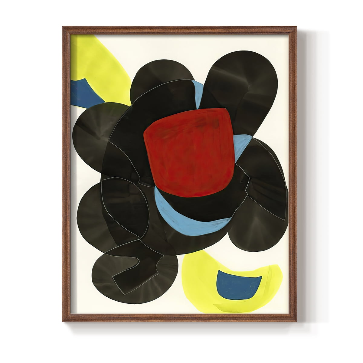 Barcelona II in Paper Solid Wood 11 x 14 Framed Print