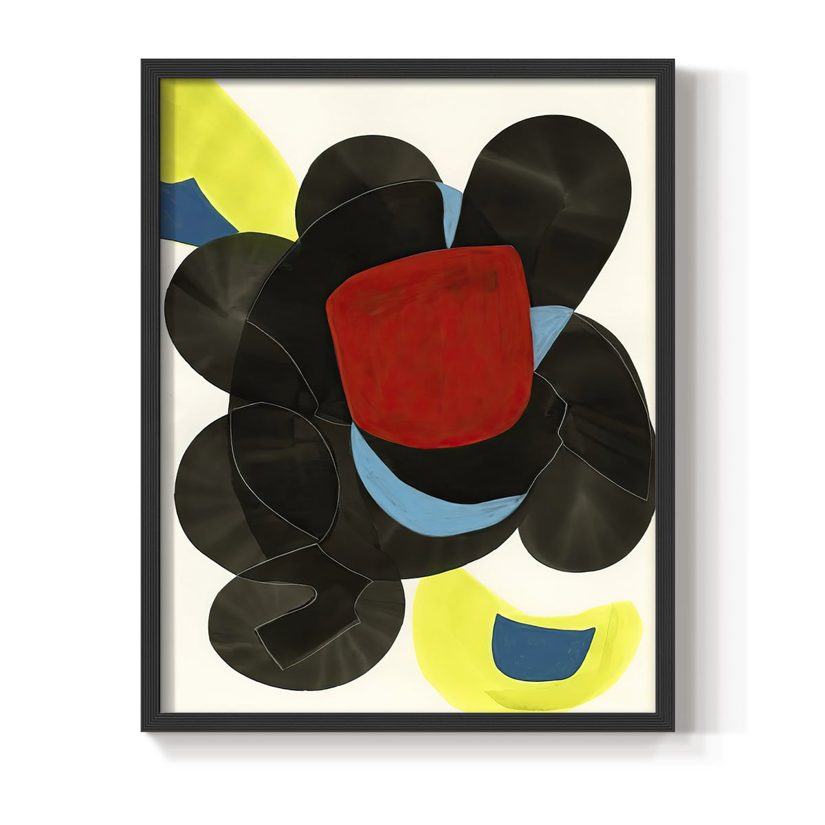 Barcelona II in Paper Solid Wood 16 x 20 Framed Print