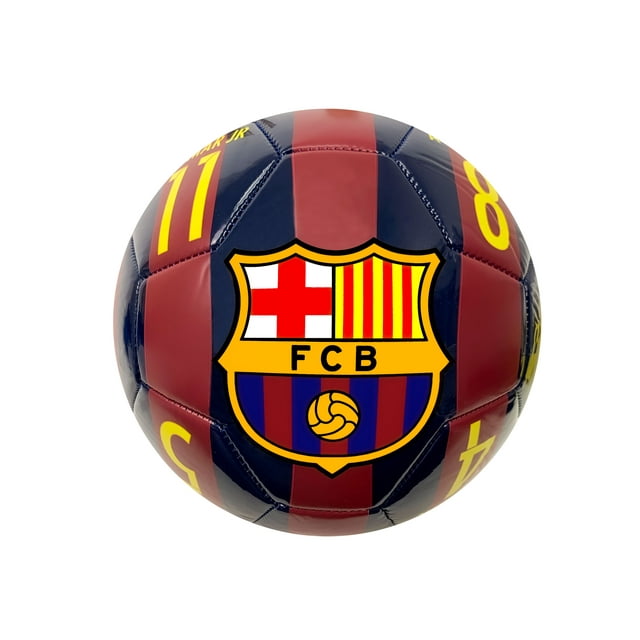 Barcelona Soccer ball (Size 5), FC Barcelona Players Ball Name & Number #5