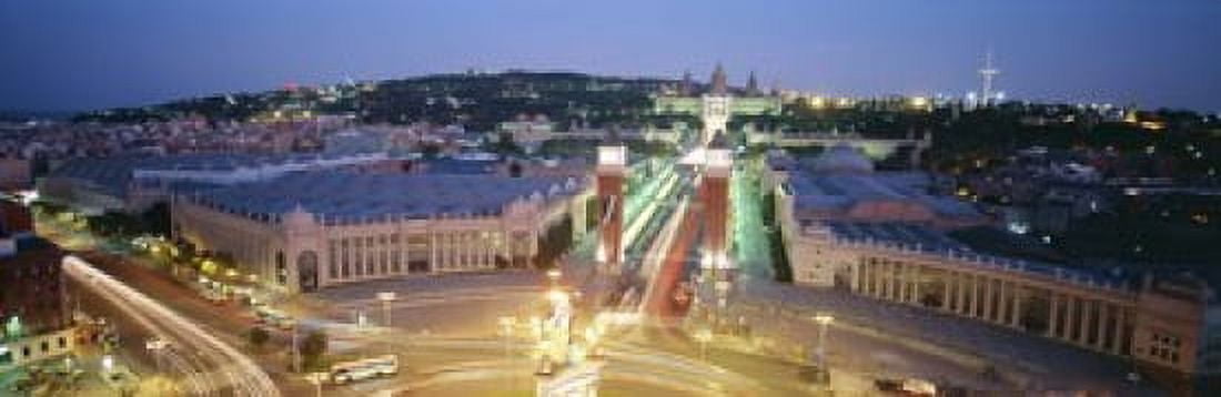 Barcelona Spain Canvas Art - Panoramic Images (18 x 6)