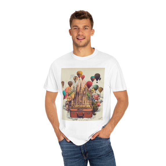 Barcelona Spain - City Wanderlust Unisex Adventure Tee