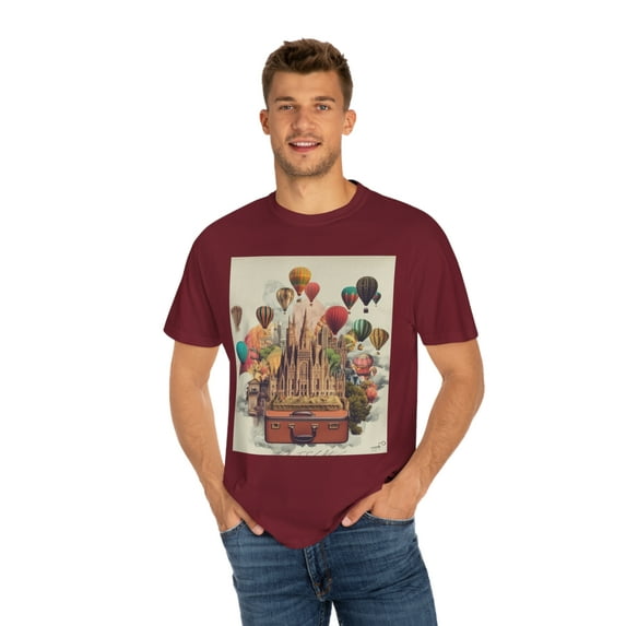 Barcelona Spain - City Wanderlust Unisex Adventure Tee