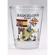 Barcelona Spain Great Spanish Cities Collection shot glass