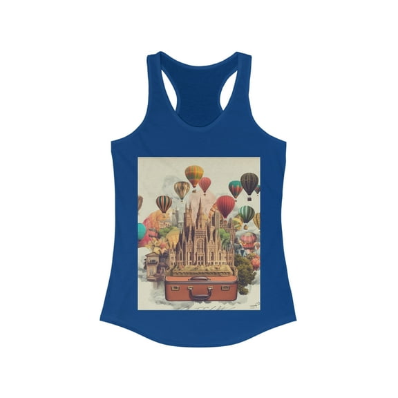 Barcelona Spain Wanderlust Dreamer Racerback Tank