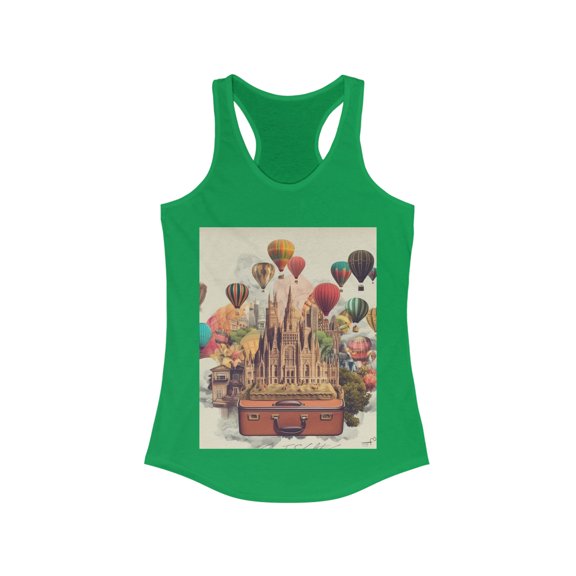 Barcelona Spain Wanderlust Dreamer Racerback Tank