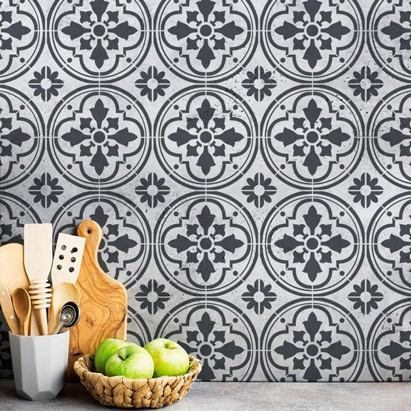 Barcelona Tile Stencil - Large Size - 12x12 Tile