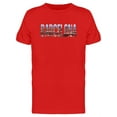 thumbnail image 1 of Barcelona, Travel Lovers Quote T-Shirt Men -Image by Shutterstock, Male Large, 1 of 2