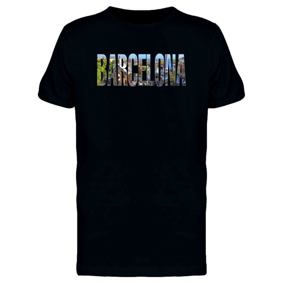 Barcelona Travel Lovers Quote Tee Men's -Image by Shutterstock