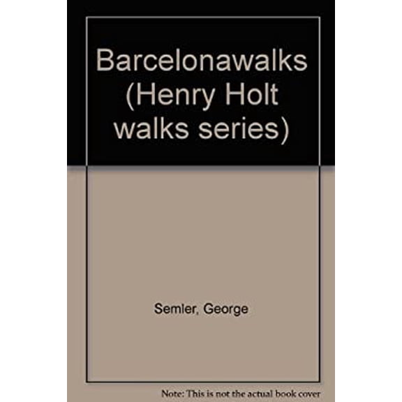 Pre-Owned Barcelonawalks (Henry Holt Walks Series), 9780805015850, 080501585X, Paperback, First Edition edition