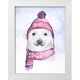 thumbnail image 1 of Barckholtz, Lindsay 12x14 White Modern Wood Framed Museum Art Print Titled - Baby Polar Bear, 1 of 4