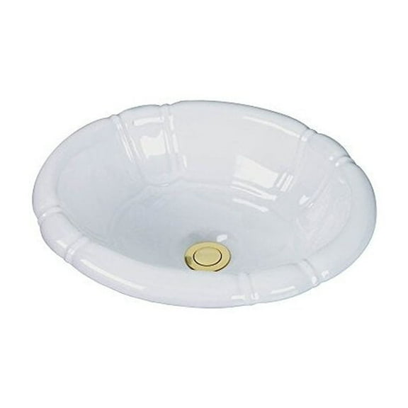 Barclay 4-709WH Sienna Drop In Bowl in White