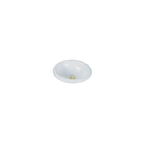 Barclay 4-709WH Sienna Drop In Bowl in White
