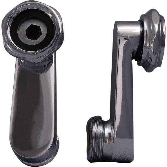 Barclay 4501D-PB Deck Mounted Swivel Arms Polished Brass