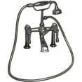 thumbnail image 1 of 4603-ml2-cp elephant spout  hand shower  60hose mounts  metal lever handles  chrome polish, 1 of 4