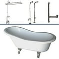 thumbnail image 1 of BarclayTub Kit 60" AC Slipper, Shwr, 1 of 3