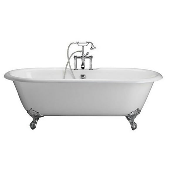 BarclayTub Kit 67" CI Dbl Roll Top