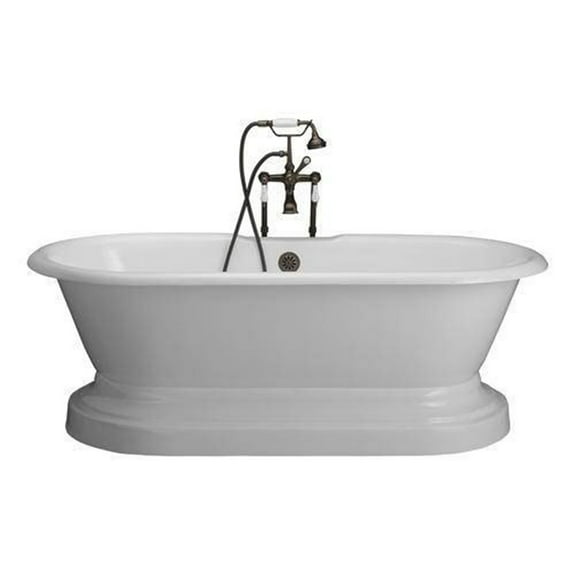 BarclayTub Kit 67" CI Dbl Roll Top