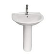thumbnail image 1 of Barclay B/3-351WH Karla 650 Ped Lav Basin 1 Hole, 1 of 1