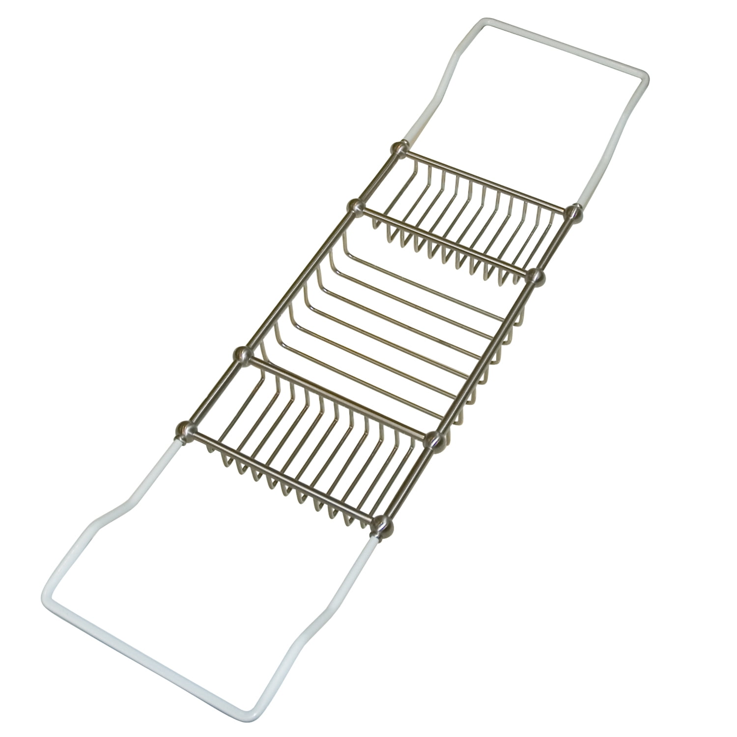 Oil-Rubbed Bronze Metal Bathtub Caddy with Three Baskets