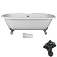 thumbnail image 1 of Barclay Cast Iron Double Roll Top Tub 67", 1 of 3