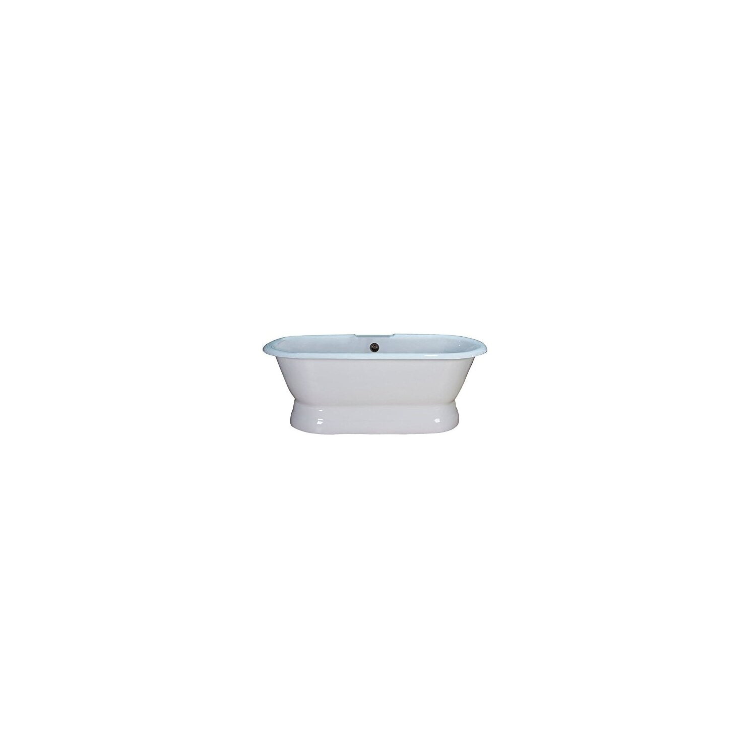 Conrad 60'' White Cast Iron Freestanding Oval Bathtub