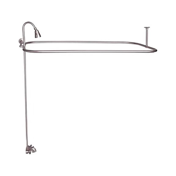 BarclayConverto Shower w/48" Rect Rod