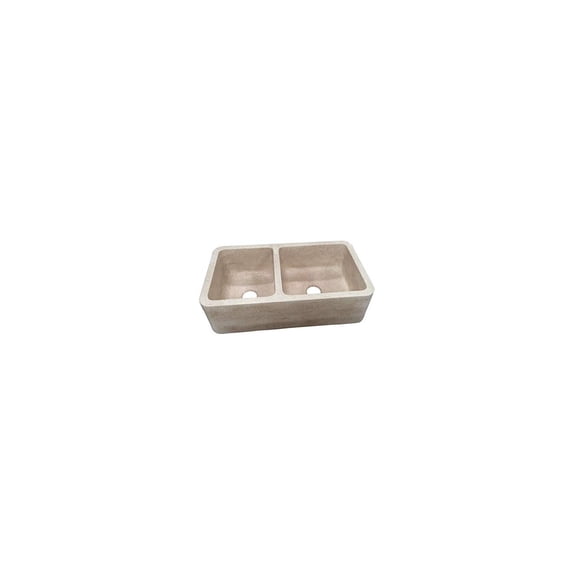 Barclay Dryden 33" Offset Double Bowl