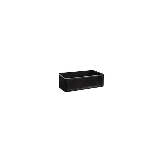 Barclay FSGSB4002-GPBL Ankra 33 Polished Black Farmer Sink Made of Granite