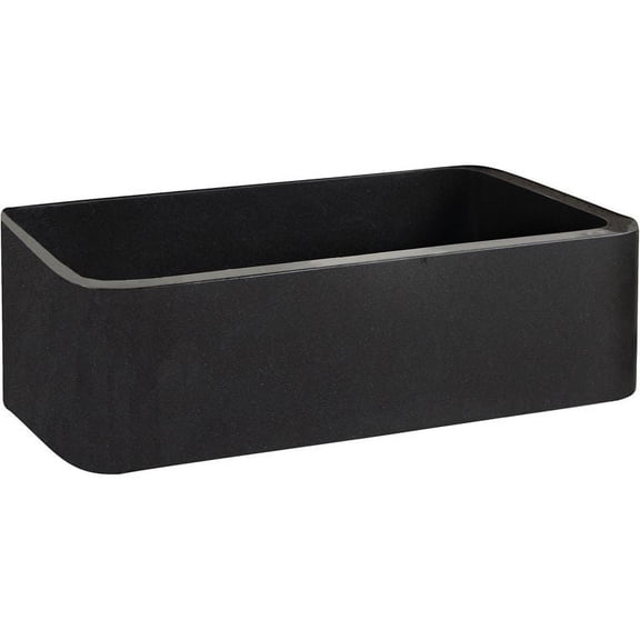 Barclay FSGSB4028-GPBL 24"; Granite Single Bowl Farmer Sink