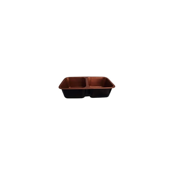 Barclay Severn 35" Copper Dbl Bowl