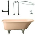 thumbnail image 1 of Barclay TKADTR60-BCP1 Tub Kit 60" AC Roll Top,Shwr Unit,Supplies,Drain-Chrome, 1 of 5