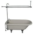 thumbnail image 1 of Barclay TKATR60-BCP1 Tub Kit 60" AC Roll Top,Shwr Unit,Supplies,Drain-Chrome, 1 of 6