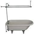thumbnail image 1 of Barclay TKATR60-BCP6 Tub Kit 60" AC Roll Top,Shwr Unit,Supplies,Drain-Chrome, 1 of 6