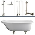 thumbnail image 1 of BarclayTub Kit 67" CI Roll Top, Shwr, 1 of 6