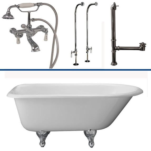 BarclayTub Kit 60" CI Roll Top, Tub