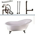 thumbnail image 1 of Barclay TKCTS7H67-ORB5 Tub Kit 67"; Cast Iron Slipper, 1 of 6