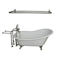 thumbnail image 1 of Barclay TKCTSN67-BN6 Tub Kit 67"; Cast Iron Slipper, 1 of 6