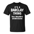 thumbnail image 1 of Barclay Thing College University Alumni TShirt, 1 of 6