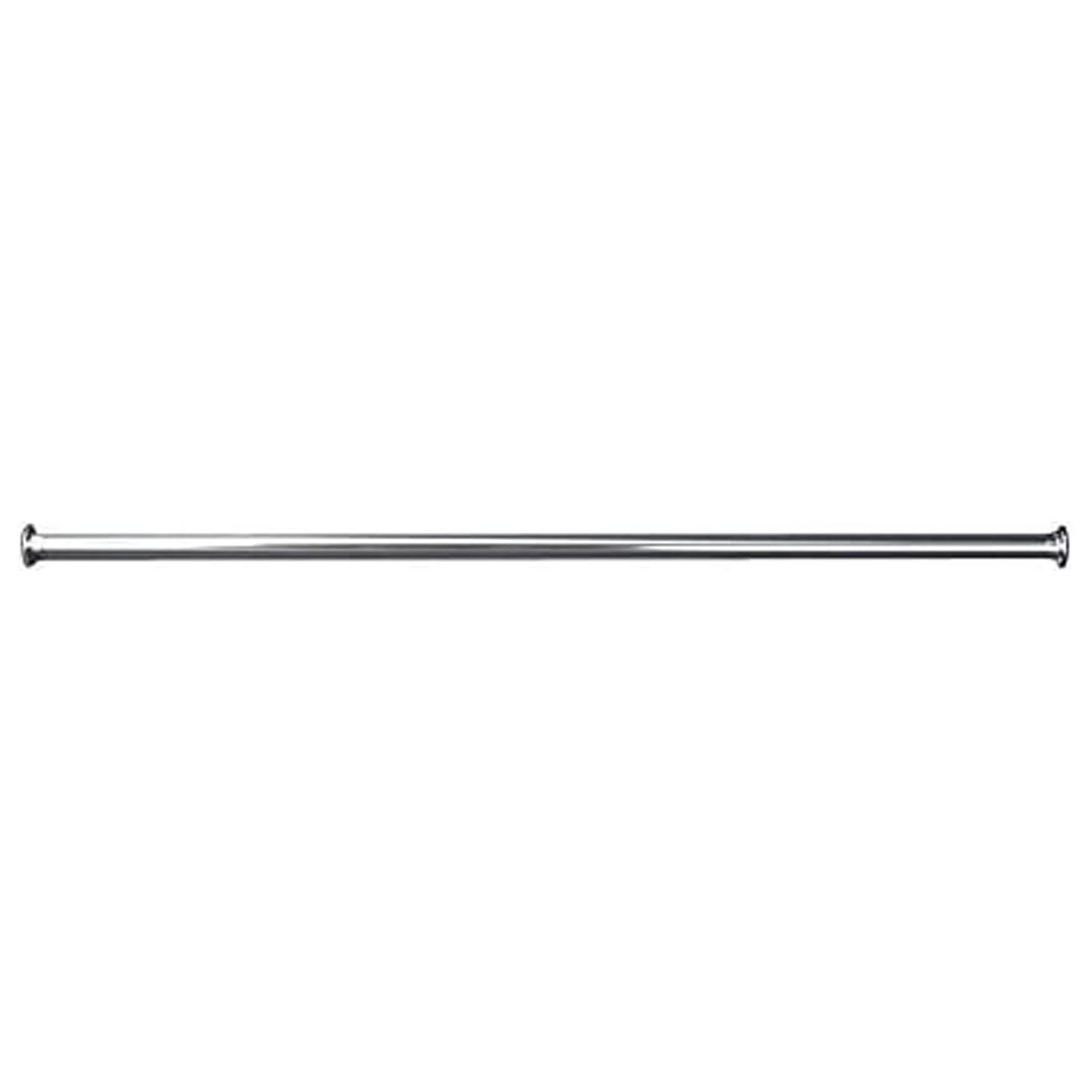 Polished Brass 84" Wall Mounted Straight Shower Curtain Rail