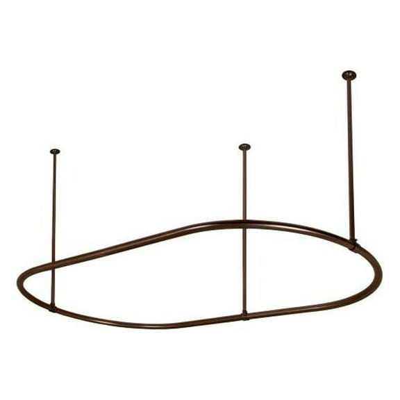 Barclay48" Oval Shower Curtain