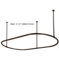 thumbnail image 1 of Barclay54" Oval Shower Curtain, 1 of 1