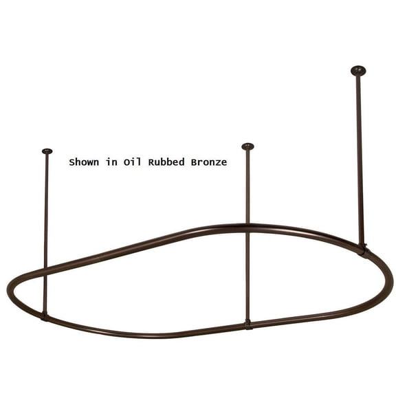 Barclay54" Oval Shower Curtain