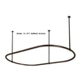 thumbnail image 1 of Barclay60" Oval Shower Curtain, 1 of 1